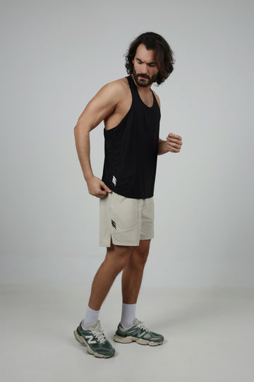 The Sheathed Sword Sleeveless — Black