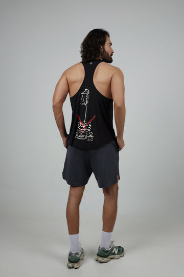 The Sheathed Sword — "Lā" in Red — Sleeveless